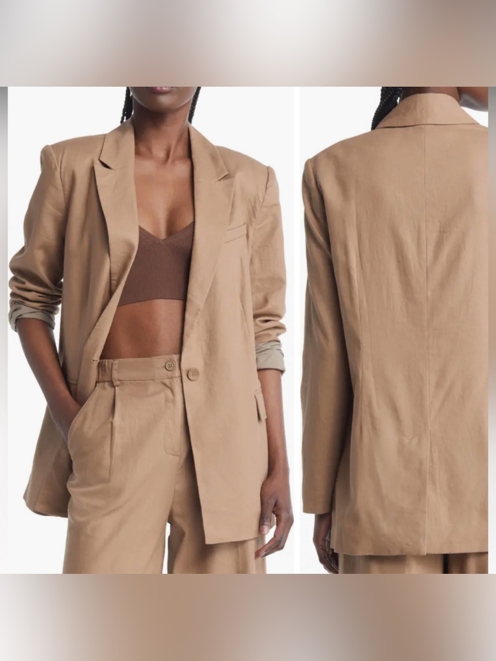 🤎Open Edit Taupe Brown Blazer Jacket XL 🤎